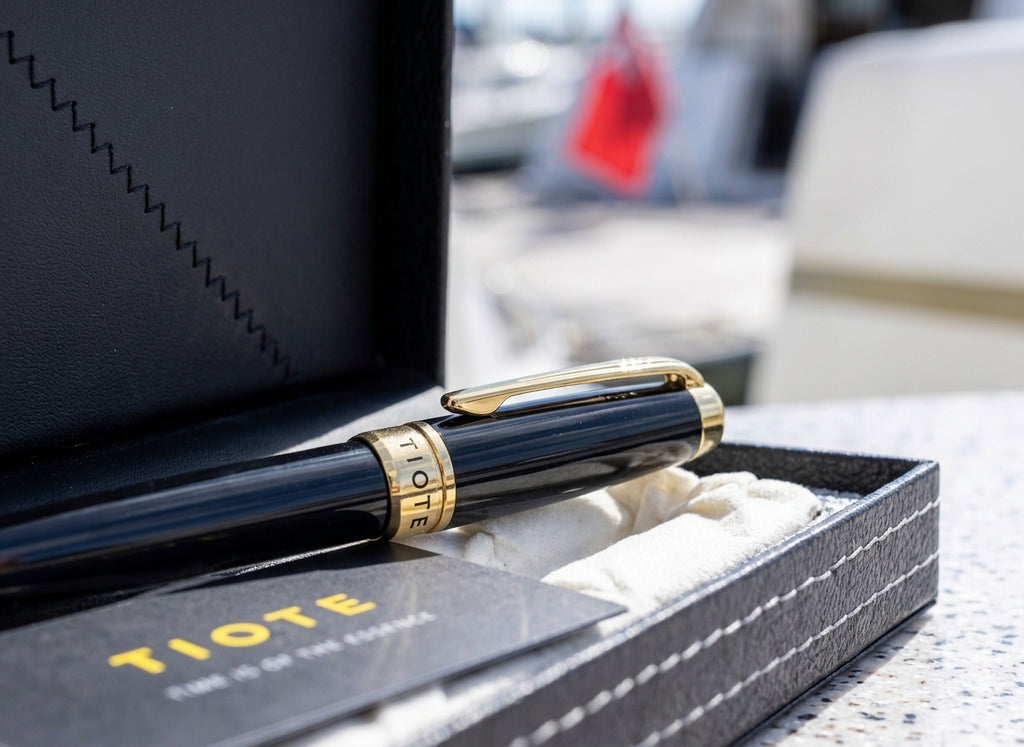 Executive Gold/Black Rollerball Pen