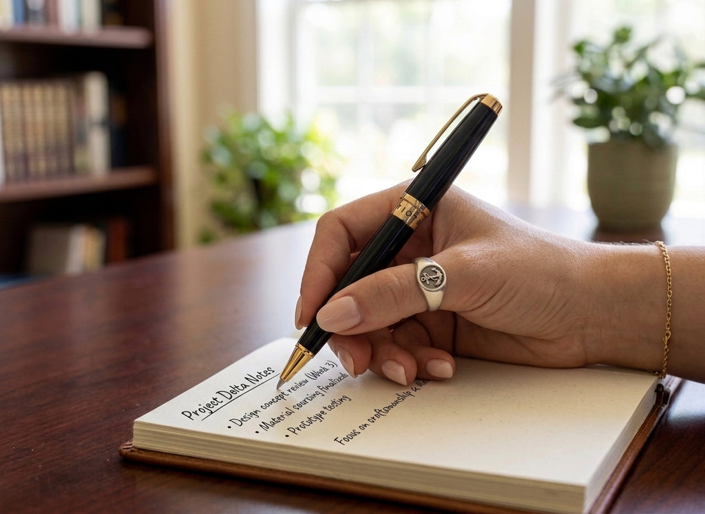 Executive Gold/Black Rollerball Pen
